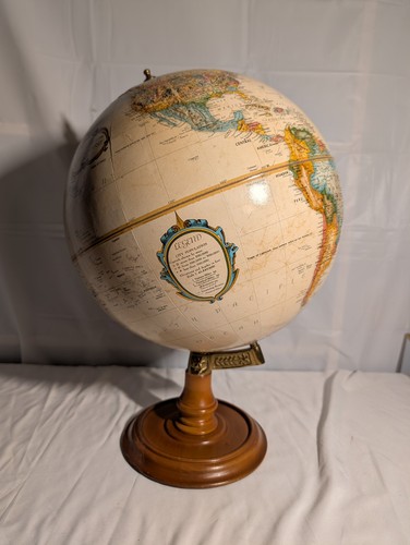 Vtg replogle world - 12”,